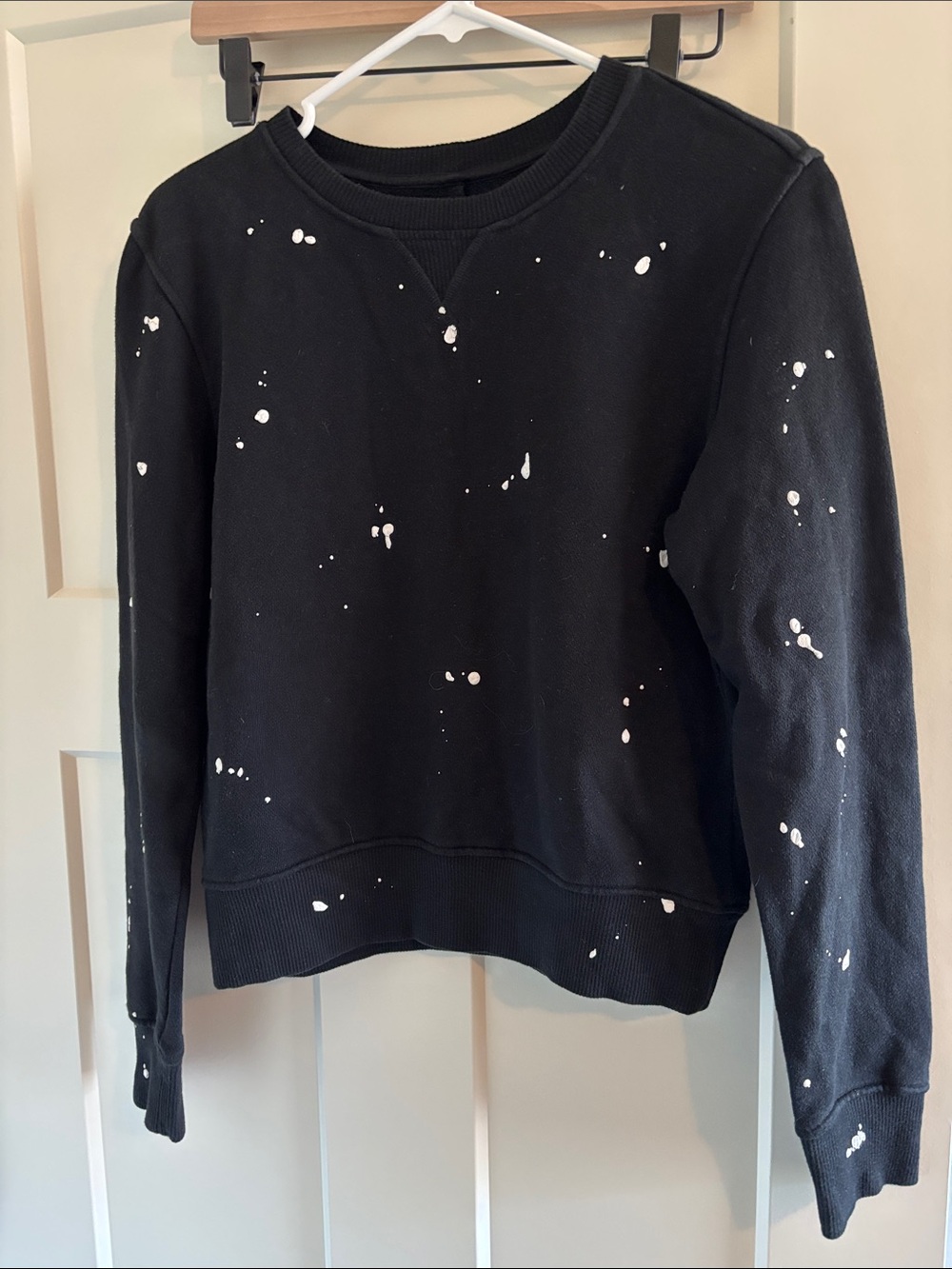 Rag & Bone sweatshirt, paint splatter